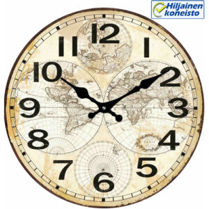 Seinäkello - Antiikkikartta
