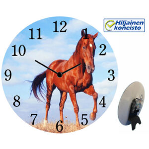 Seinä-/pöytäkello - Hevonen
